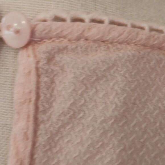 Suzanne Betro Pink Lace Blouse. Soft Girl - Picture 8 of 10